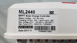 Solar charge controller specs - Solar Panels in Mackay